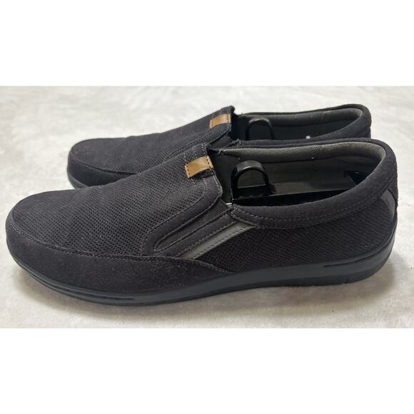 Dunham Men’s Shoes Size 10.5 EE 2E Black Slip On Sneakers Comfort New Balance - Picture 4 of 9